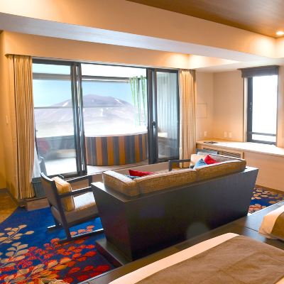 Premium Superior Twin Room with Superb view Asama View and Open Air Bath Non smoking