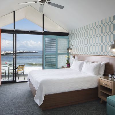 Superior Room, 1 King Bed, Ocean View (Ocean View Cathedral Executive-King) Dream Inn Santa Cruz Promo Code