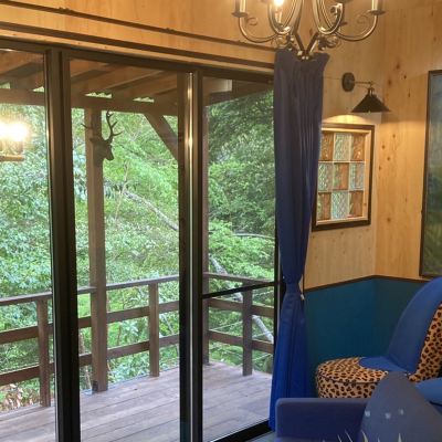 2022 Open★Suite Cabin★Equipped With Air Conditioning For Comfort Even In Winter [Cottage] [Tent] [Twin Room] [Non-Smoking] [Mountain View] [River View] 鹿の音がこだまする御宿 離れ 花山水 クーポン