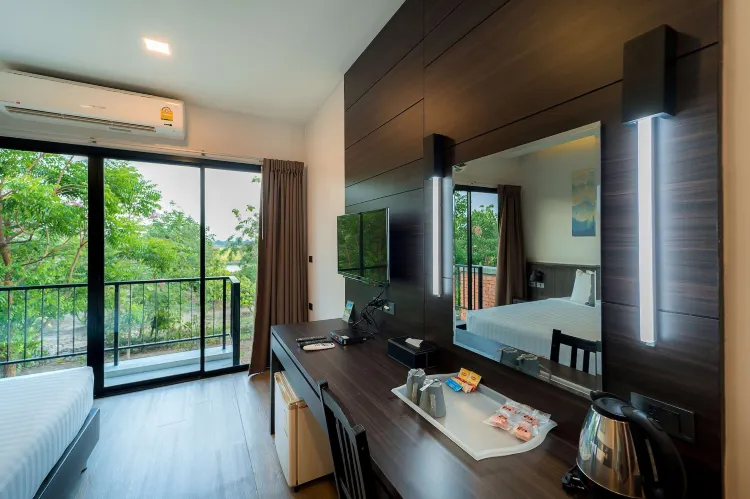 ห้องมาตรฐานเตียงใหญ่หรือเตียงแฝด