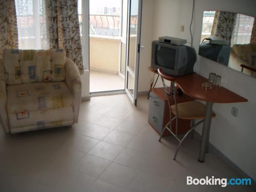 带阳台的海景双床间