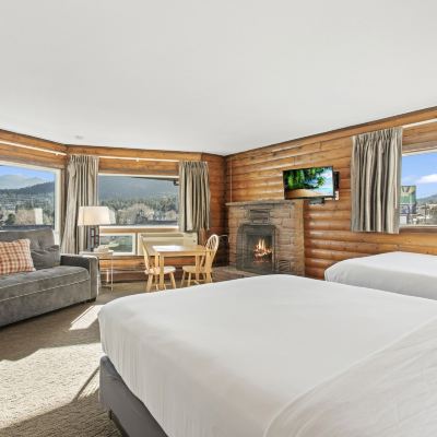 Premium Room, Multiple Beds, Fireplace, Mountain View Discovery Lodge Promo Code