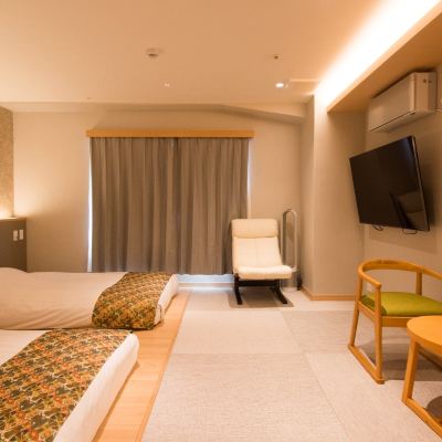 [with Open-Air Bath]Junior Suite Twin[Deluxe][Twin Room][Non-Smoking]
