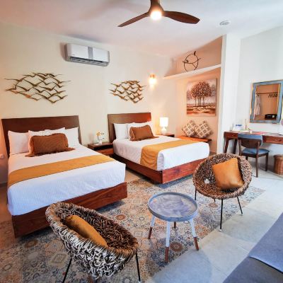 Master Suite with Double Beds and Kitchenette Le Muuch Hotel Promo Code