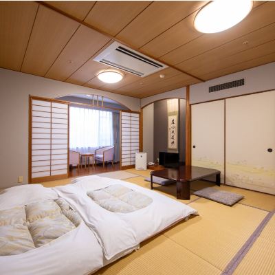 日式房，帶12個榻榻米和由布岳景，禁菸山景 湯布院秀峰館飯店優惠