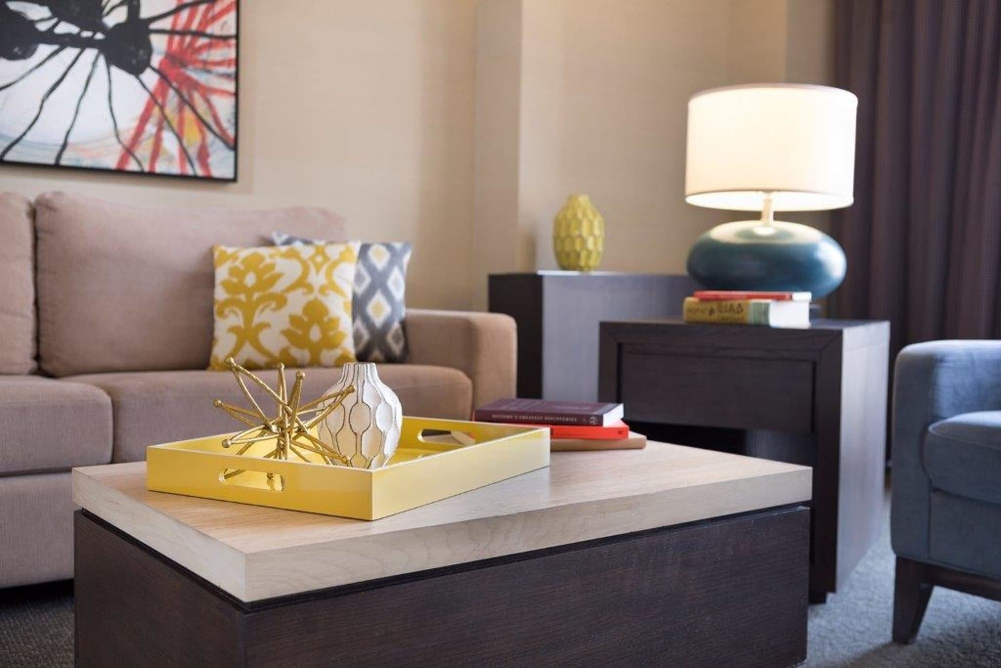 房间，两张大床（天际俱乐部级别）