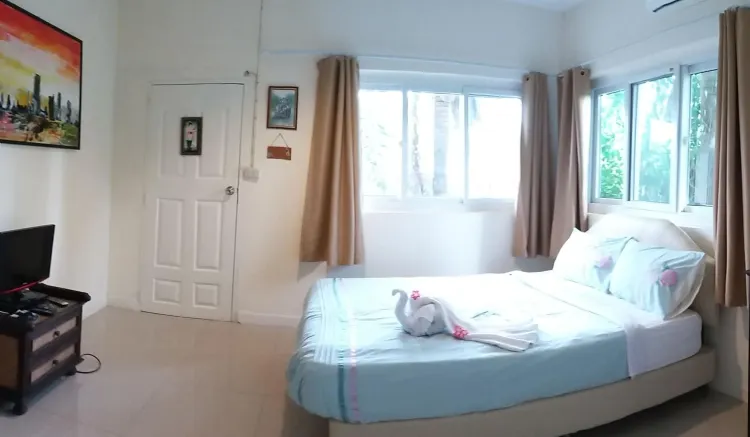 ห้องพักเตียงคู่พร้อมเตียงคู่