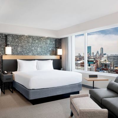 King Room With Sofa Bed And Roll-in Shower-Mobility Accessible Courtyard by Marriott Boston Downtown/North Station Promo Code