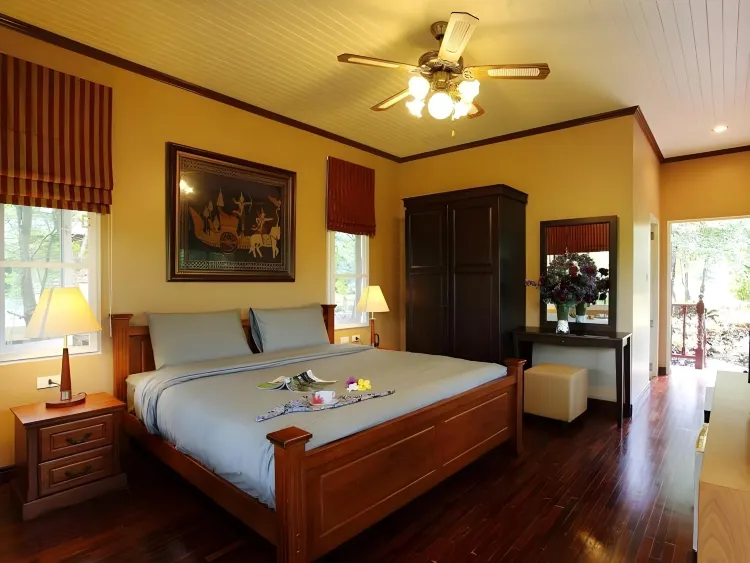 วิลลาแบบหนึ่งห้องนอนมองเห็นวิวสวนหย่อม