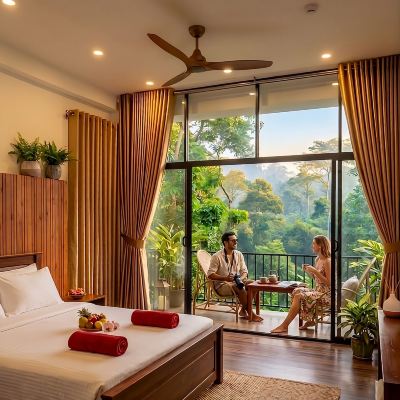 Deluxe Double Room, 1 Bedroom, Balcony, Garden View Ella Green Cottages Promo Code