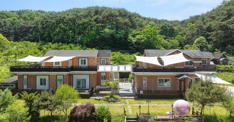 애견 펜션 운동장