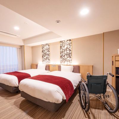 ユニバーサルツイン【禁煙】ユニットバスタイプ【眺望無し】 ホテルアベストグランデ京都清水 クーポン