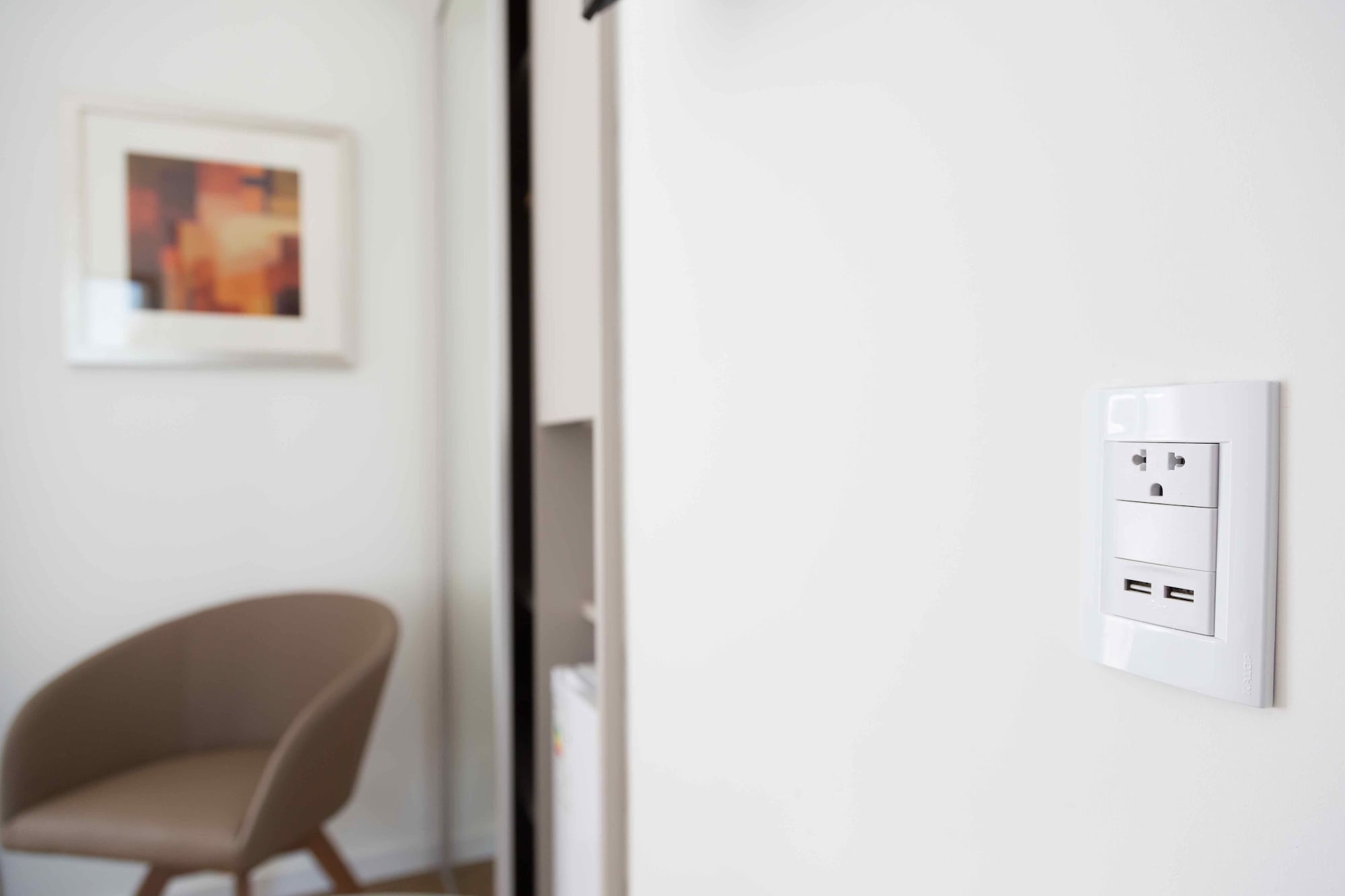 带阳台的高级海景双人间