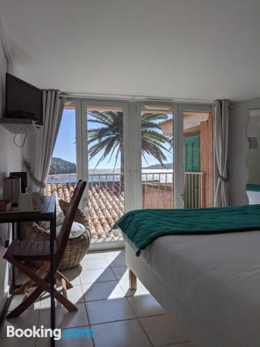 带海景的双人房