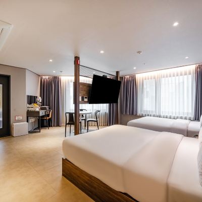 Family Room(Double 2 Bed, Bath, Cooking Available) Andong Case Hotel 쿠폰