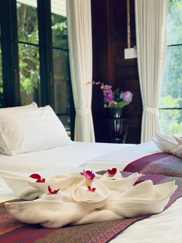 ห้องสุพีเรียร์เตียงแฝดพร้อมวิวสวนสาธารณะ