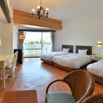 西洋風クワッドルーム プールサイド 禁煙 館山リゾートホテル クーポン