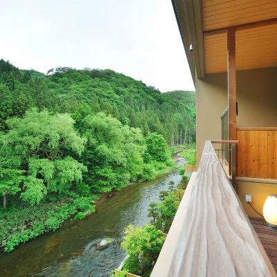 4th Floor View Maisonette-Japanese Modern Style With Open-Air Ceramic Bath (Non-Smoking) [Luxury] [Japanese-Western Room] [Non-Smoking] [Mountain View] 游泉　志だて クーポン
