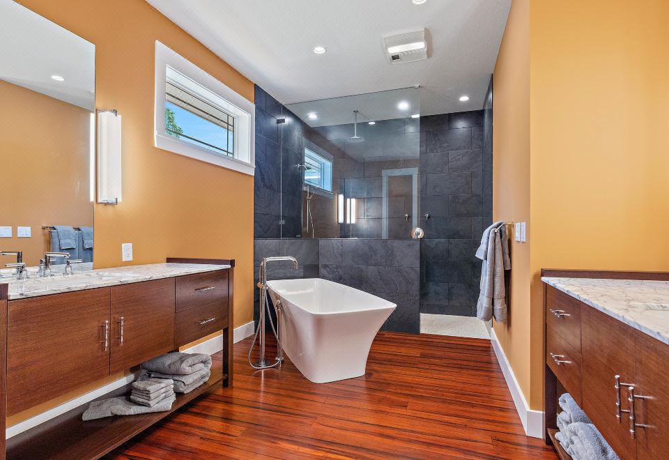 私人鹽水泳池和室內壁爐-華麗的休閑度假屋