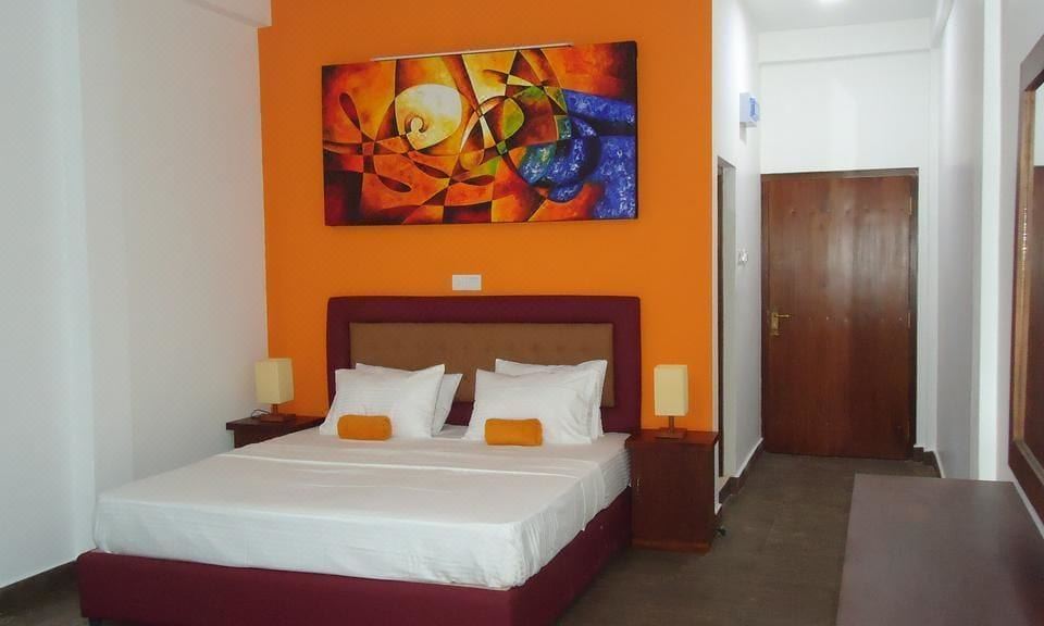 豪华双人房， 1 间卧室， 花园景观