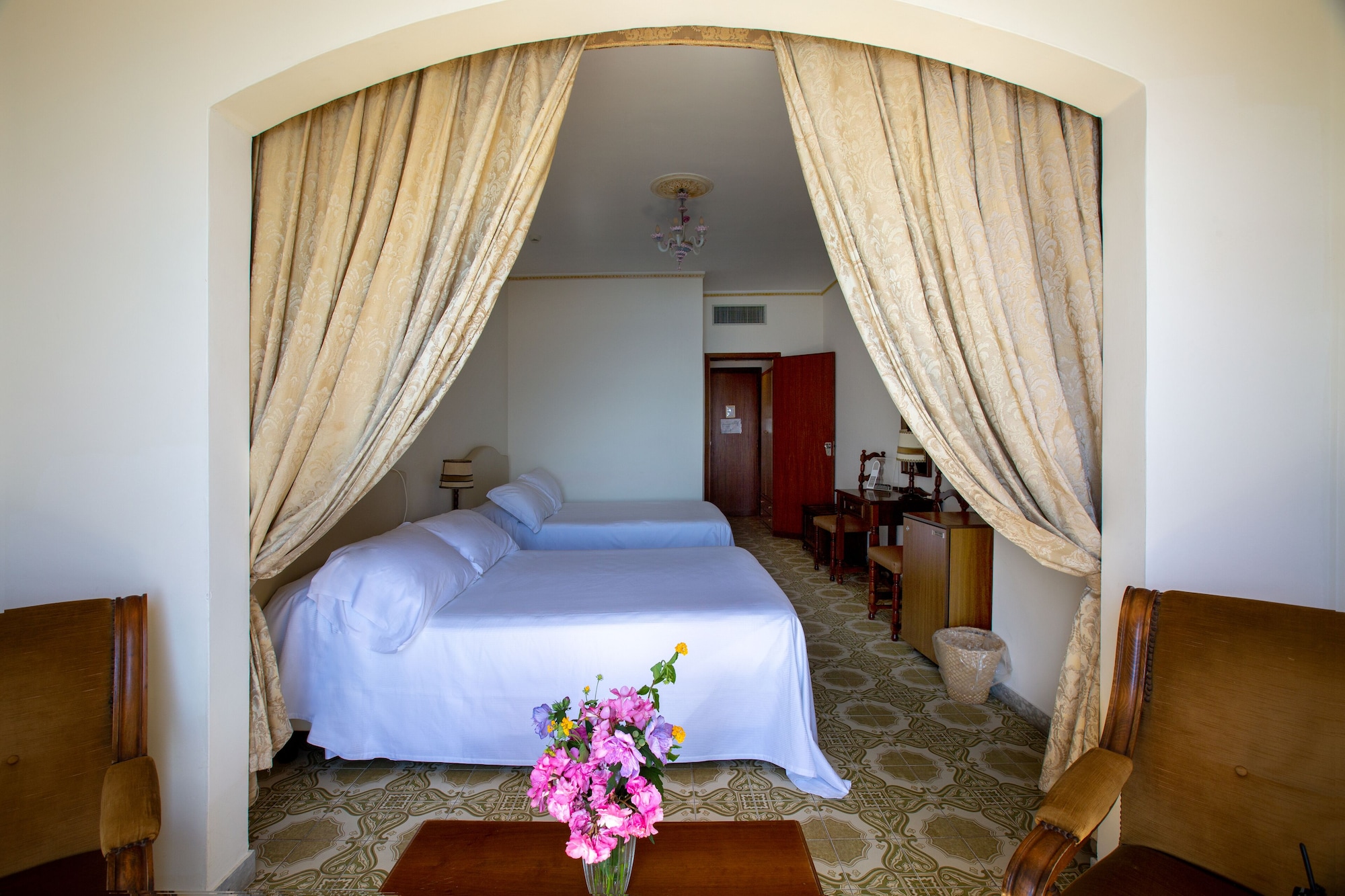 Hotel Lido Mediterranee海景四人床房