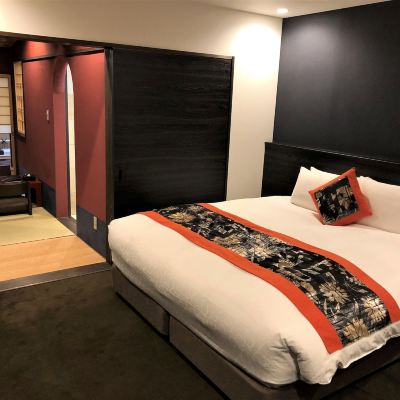 和洋室露天風呂付デラックスダブル 白梅R102 上七軒　億 クーポン