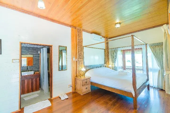 ห้องดีลักซ์เตียงคิงไซส์พร้อมวิวแม่น้ำ