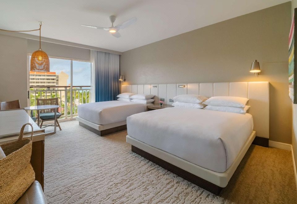 Hyatt Regency Aruba Resort, Spa and Casino Two Queen Room with Resort View and Full Balcony