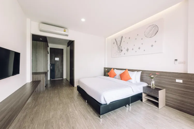 ห้องคิงไซส์ดีลักซ์วิวสวน