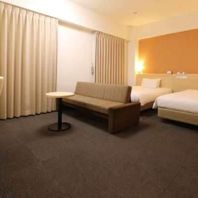 【喫煙】デラックスツインA  ＡＢホテル三河安城本館 クーポン