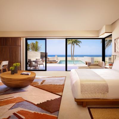 Junior Suite with Private Pool and Ocean Front Non smoking Nobu Hotel Los Cabos Promo Code