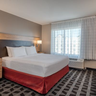Studio With 1 King Bed And Sofa Bed (Mobility/Hearing Accessible, Roll-in Shower) TownePlace Suites by Marriott Indianapolis Airport Promo Code