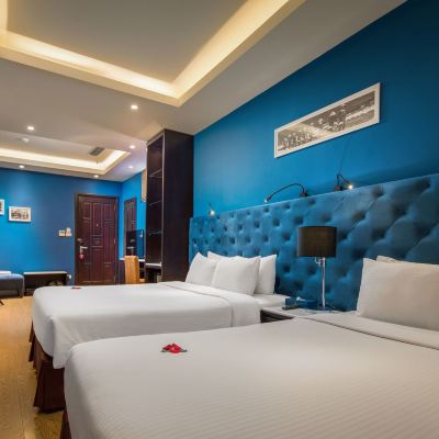 城景家庭套房（帶陽台） 河內輝煌水療飯店優惠