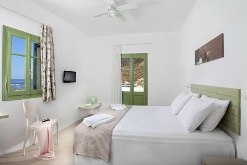 带海景的双人房