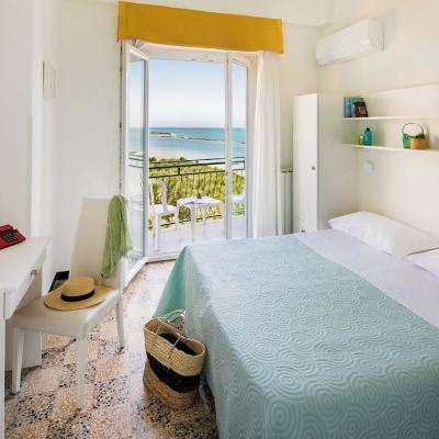 Double or Twin Room with Balcony and Partial Sea View