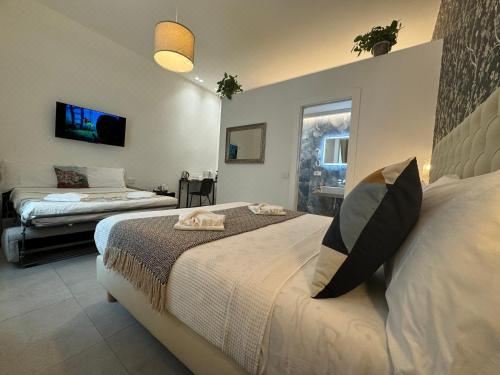 客房 - 带一张双人床和梳化床