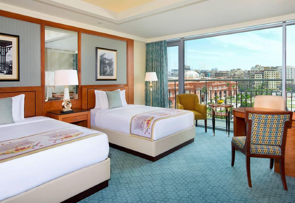 The Nile Ritz-Carlton, CairoDeluxe Room, 2 Double, Terrace