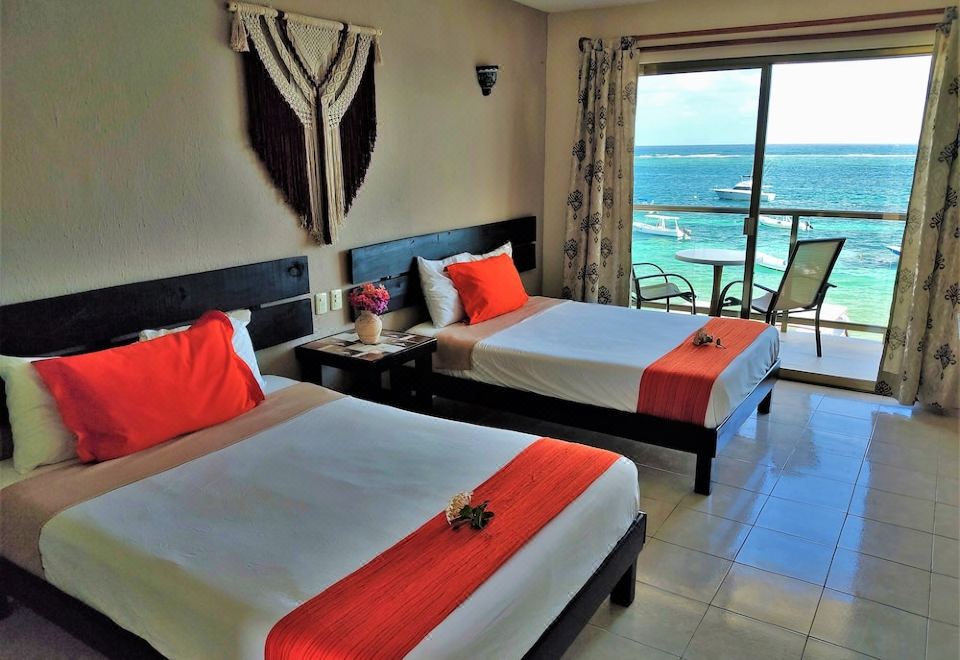 豪華客房， 海景