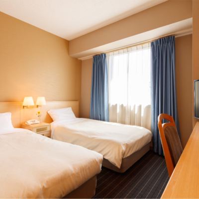 スタンダードツインルーム(喫煙) ホテルパールシティ秋田竿燈大通り クーポン