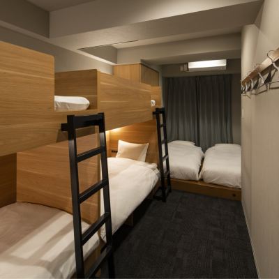 6-Bed Private Room B with Private Bathroom GRIDS TOKYO UENO HOTEL&HOSTEL Promo Code