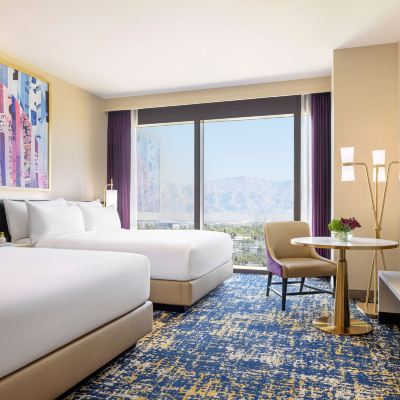 城景豪華房（2張大床，帶無障礙淋浴） 拉斯維加斯度假村世界希爾頓酒店優惠