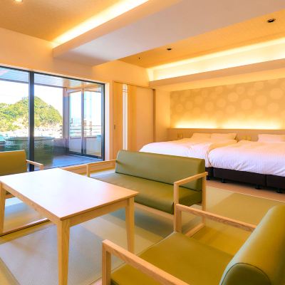 Deluxe Suite Five-Guest Room, Japanese-Western Room, Ocean View, Non-Smoking Misaki Promo Code