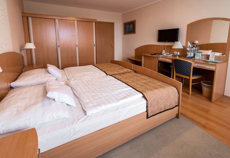 优质公寓，1张大床带梳化床，无烟