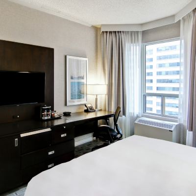 行動無障礙大床房（帶浴缸） 多倫多市中心希爾頓逸林酒店優惠