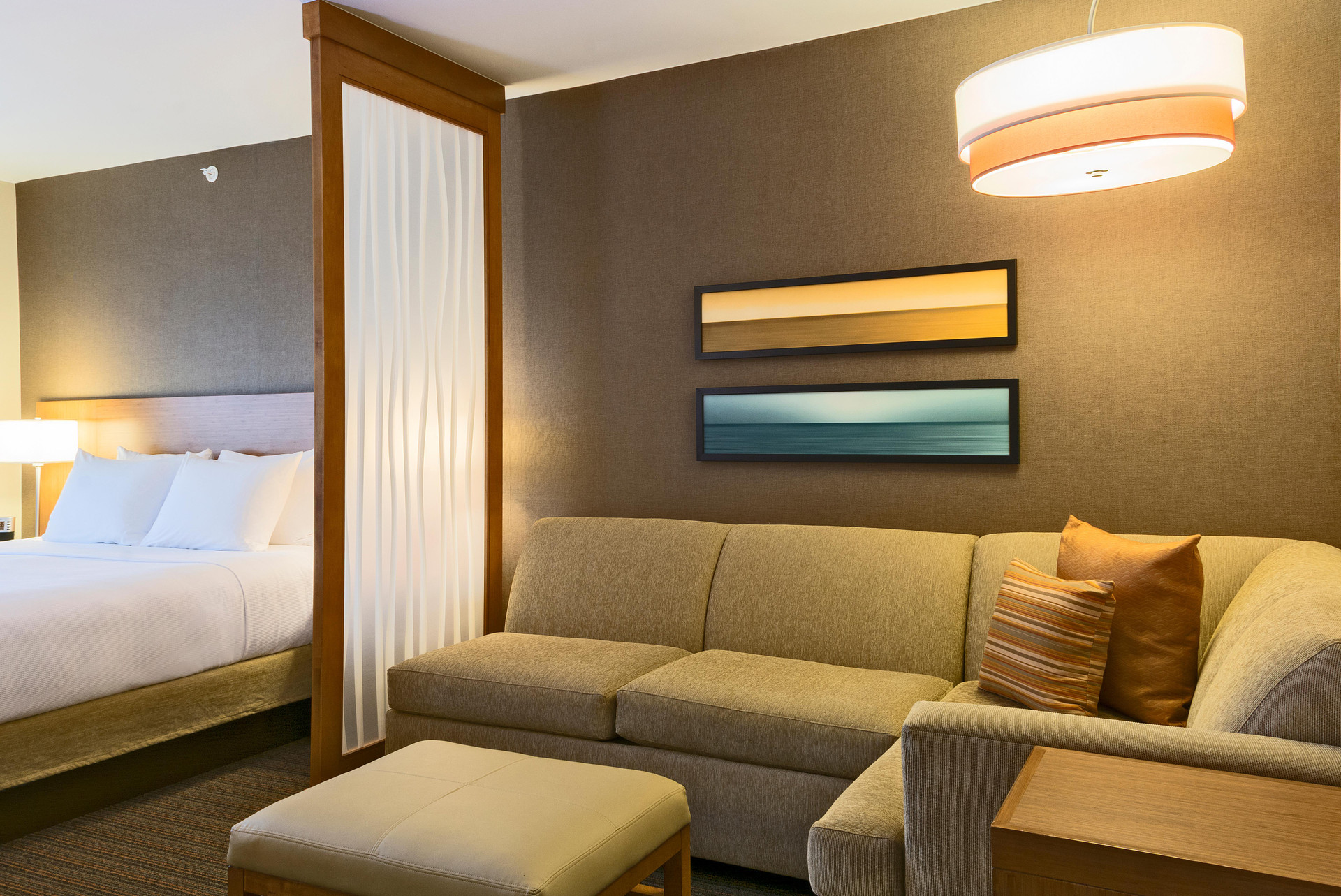 凯悦特大床房（带梳化床）