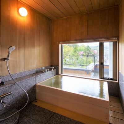 ヒノキ風呂付き和室15.5畳禁煙 白玉の湯 泉慶 クーポン