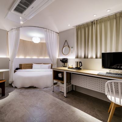 VIP (라운드 침대와 프라이빗 커튼이 있는 가장 사랑스러운 객실) Wonju Hotel Deluna 쿠폰