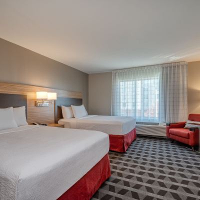 Studio, 2 Queen Beds (Mobility Accessible, Roll-in Shower) TownePlace Suites by Marriott Indianapolis Airport Promo Code