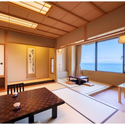 むつ湾を見渡せる和室【10畳+4.5畳堀こたつ】 南部屋・海扇閣 クーポン