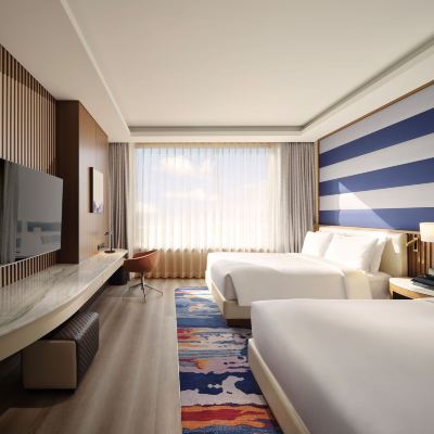 【Chef'S廚房第1場】海洋塔樓豪華大床房+雙人早餐（6:30~8:30am）+康體俱樂部 迎仕柏度假城優惠